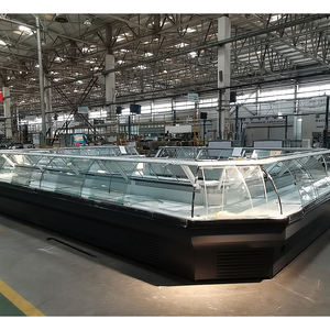 Escaparate de enfriador de carne de una sola temperatura para carnicería Enfriador de carne fresca de enfriamiento directo con iluminación LED - Product Image 6