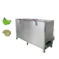 Ligne de production industrielle automatique de farine de banane plantain Séchoir de fruits et légumes Machines d'emballage de poudre Lignes de traitement