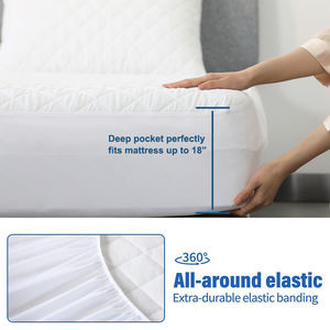 Coprimaterasso Impermeabile <span class=keywords><strong>con</strong></span> Angoli a Prezzo di Fabbrica, Traspirante per Hotel, Morbido Protettore Impermeabile per Materasso, Copriletto - Product Image 4