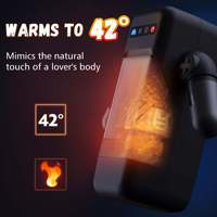 Roboter Automatische männliche Mastur batoren mit Heizung Telefon halter Elektrischer Roboter Sexspielzeug Maschine für Männer Masturbation Games Cup