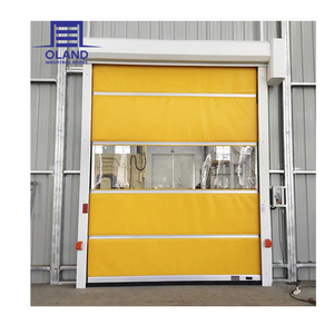 Puertas Apilables Industriales Automáticas de PVC de Alta Velocidad, Resistentes al Viento, Puerta Rápida Flexible de PVC para Montacargas - Product Image 2