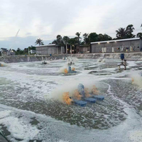 Aérateurs personnalisés en usine Aérateur de roue à aubes de pisciculture pour l'aquaculture
