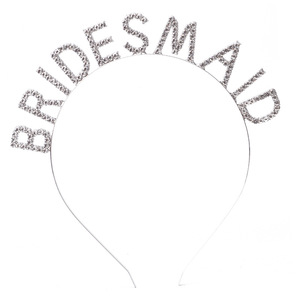 Serre-tête en alliage multi-styles, élégant et tendance, avec lettres en diamant électroplaqué, pour mariages et soirées, pour femmes - Product Image 3