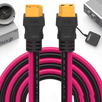Câble de charge XT60 mâle et femelle de haute qualité, connecteur, fil de cuivre pur 12AWG, 2m 3m pour divers appareils électriques