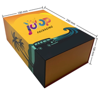 Boîte cadeau d'entreprise personnalisée avec logo OEM, emballage en papier rigide magnétique de luxe pour les cadeaux de campagne