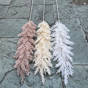 S118 Mô Phỏng Trắng Nhân Tạo Hoa Trang Trí Trần Duy Nhất Giáng Sinh Reed Dekoration Nhân Tạo Lông - Product Image 1