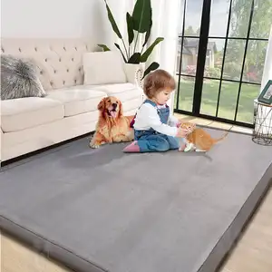 Tatami Area Rug Kids Rugs Play Mat Sitting Room Baby Crawling Mat Memory Foam Center Carpet For Living Room Kid Play Rug