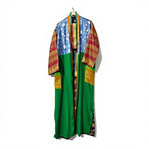 Robe Kimono en Soie Faite Main Vintage de Qualité Supérieure, Style Patchwork Bohème, pour la Maison et la Plage, Prix de Gros - Product Image 1