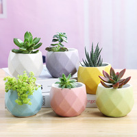 Modern indoor home decor nordic mini piccolo vaso per piante in ceramica vaso per fioriera succulenta