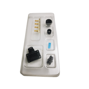 Werkseitig 4P E/A-KIT Rechteckiger Brems stecker Winkelst ecker Kabel Mt <span class=keywords><strong>Crimp</strong></span> buchse Servomotor stecker - Product Image 2