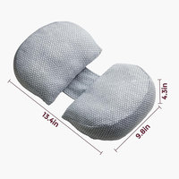 Coussin de grossesse papillon portable en forme de W, réglable, avec couche d'air, pour le soutien maternel et les voyages – Vente chaude