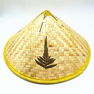 Sombrero de hoja de palma de bambú vietnamita, gorra cónica de promoción, listo para enviar - Product Image 5