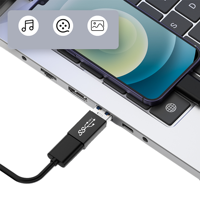Vente en gros PVC Shell USB mâle vers type C femelle adaptateur Usb3.1 connecteur d'extension de données téléphone portable convertisseur de Transmission rapide