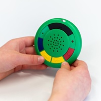 Enregistreur vocal multi-mémo, temps d'enregistrement de 6 minutes. Idéal pour les activités de communication et d'écoute et comme aide à la mémoire