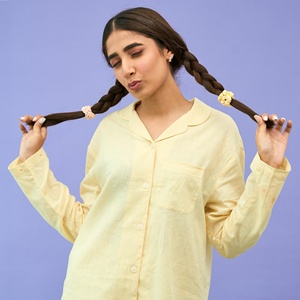 Coleteros de Seda y Satén para Mujer, Accesorios Elásticos para el Cabello, Lazos para el Cabello - Product Image 4