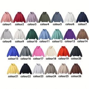 Sudadera con Capucha para Hombre, 100% Algodón, Gruesa, de Felpa Francesa, de Alta Calidad, Lisa, Estilo Urbano, con Logotipo Personalizado - Product Image 2