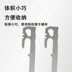 Estacas de aluminio Gongping para tiendas de campaña con recubrimiento electroforético, clavos de suelo para camping al aire libre de un solo uso - Product Image 1