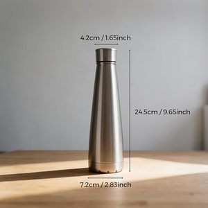Botella de Agua de Acero Inoxidable Aislada de 450 ml (15 oz) con Logotipo Personalizado, Reutilizable, de Doble Pared, con Forma de Botella de <span class=keywords><strong>Cola</strong></span>, Vaso de Viaje - Product Image 3