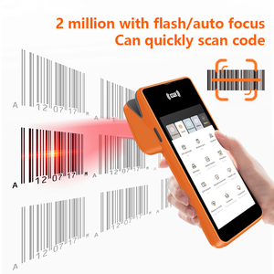 Pos 2GB + 32GB cầm tay NFC Mini POS hệ thống 5.45 inch 4 gam Android 11 di động thông minh tiền mặt đăng ký hệ thống cầm tay 58 Mét máy in - Product Image 5