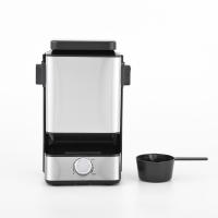 Gaufrier belge vertical électrique en acier inoxydable avec plaques antiadhésives, thermostat réglable et poignée froide au toucher pour usage domestique