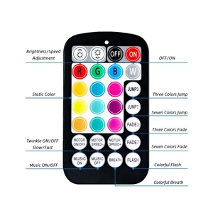 Điều khiển từ xa 16 Wát sao băng RGBW <span class=keywords><strong>LED</strong></span> sợi quang Sao ánh sáng Trần headliner Kit chụp cho xe/Rạp hát tại nhà Bầu trời đầy sao đèn - Product Image 4