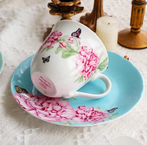 Patrón floral botánico 8 "10,5" Plato de cena Plato de postre - Product Image 3