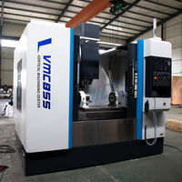 Centre d'usinage vertical VMC855 à commande numérique CNC Syntec, machine de fraisage CNC 5 axes, centre d'usinage automatique, vente chaude