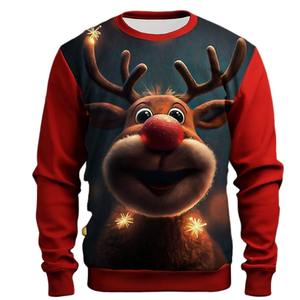 OEM Pulls pour femmes Pull de Noël moche Pulls Pull unisexe Pull personnalisé Pull pour hommes - Product Image 3