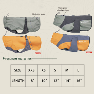 Fabricant vente en gros logo personnalisé classique Noël hiver/printemps imperméable imperméable chien veste - Product Image 4