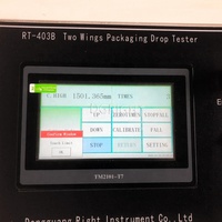 Machine d'essai d'impact pour emballages conformes ISTA ASTM ISO, testeur de chute libre à double aile pour boîtes d'emballage