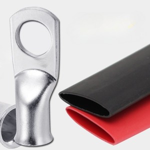 Embout de câble en cuivre AWG 10 avec gaine thermorétractable pour connexion électrique - Product Image 2