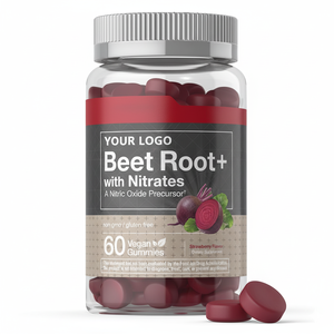 Gomitas Veganas de Remolacha OEM, Dulces para la Salud del Corazón, Impulso de Energía, Sin Azúcar, Refuerzo Inmunológico, Suplementos Orgánicos de Gomitas de Remolacha - Product Image 1