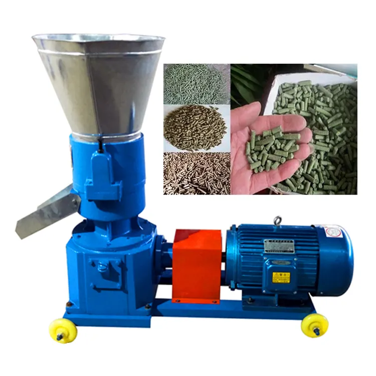 Cattle grass forage feed pellet making machine grass hay rabbit feed pelletizer pellet mill