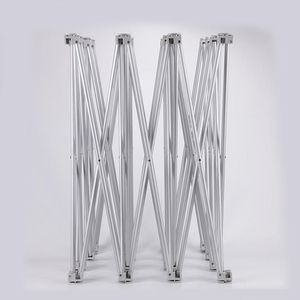 Assemblage rapide de 5 minutes sans outils requis support tissu Pop up bannière boutique affichage toile de fond support - Product Image 4