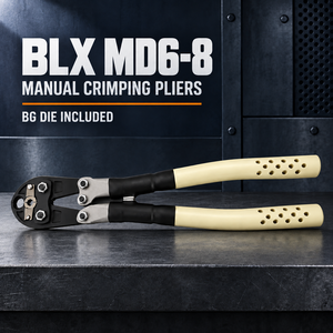 Pince à sertir manuelle en acier BLX BLX- MD6-8, rainures BG/D3, force de sertissage de 9000 lb, outil de sertissage pour câbles en cuivre/aluminium/ACSR - Product Image 1
