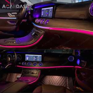 Para Mercedes Bens Clase E W213, turbina delantera trasera de coche, ventilación de aire 4D, altavoz de agudos giratorio, luz ambiental, Kit de luz de ambiente - Product Image 2