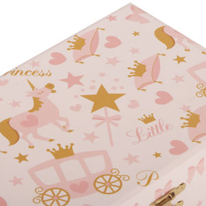Joyero de música de Castillo de unicornio de lujo de fábrica Ever Bright, manivela de mano de alta calidad, <span class=keywords><strong>canción</strong></span> con pilas para regalos de niñas - Product Image 5
