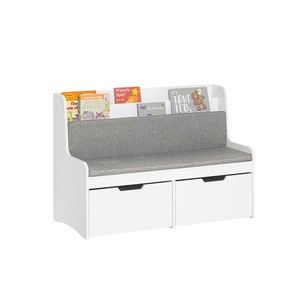 Bancs <span class=keywords><strong>de</strong></span> <span class=keywords><strong>rangement</strong></span> <span class=keywords><strong>de</strong></span> jouets en bois avec deux boîtes et étagère Organisateur <span class=keywords><strong>de</strong></span> <span class=keywords><strong>coffre</strong></span> <span class=keywords><strong>de</strong></span> <span class=keywords><strong>rangement</strong></span> <span class=keywords><strong>de</strong></span> jouets moderne pour enfants - Product Image 2