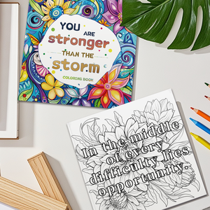 Libro da Colorare <span class=keywords><strong>con</strong></span> Citazioni Motivazionali, Libro da Colorare Mindfulness per Alleviare lo Stress e Stimolare <span class=keywords><strong>la</strong></span> Creatività, Libro da Colorare per <span class=keywords><strong>la</strong></span> Cura di Sé - Product Image 4