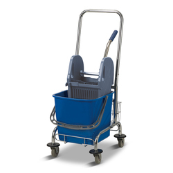Seau à serpillière simple en plastique de 30 L avec <span class=keywords><strong>essoreuse</strong></span> intégrée pour la vente en gros aux hôtels ou aux restaurants - Product Image 5