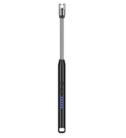 Briquet torche BBQ étanche et coupe-vent à rotation libre à 360 degrés, rechargeable par USB, écologique, pour bougies et cuisine (vente en gros)