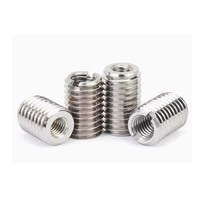 M2 M2.5 M3 M4 M5 M6 M8 M10 M12 Stainless Steel Threaded Inserts Slotted Screw Conversion Nut Thread Repair Insert