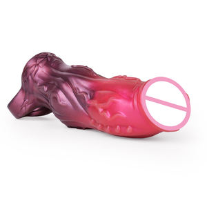 NNSX Fantasy Horse Penis ärmel Streck bare Silikonsc heide Sexspielzeug für Männer Verzögerung Ejakulation Hohl dildo Schwanz vergrößerung - Product Image 2