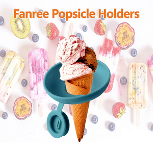 Support à glaces créatif neuf, support à sucettes glacées en silicone anti-goutte, support à collations glacées pour enfants, bâtonnets à sucettes glacées - Product Image 1