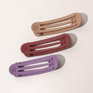 Ins populaire pince à cheveux <span class=keywords><strong>banane</strong></span> sans pli pince à cheveux mate de maquillage pour femmes - Product Image 4