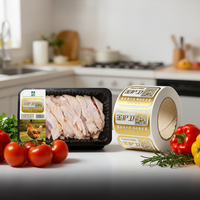 Étiquettes personnalisées pour l'emballage de viande destinées aux supermarchés (bœuf, poulet, porc, agneau) – Autocollants sur mesure pour barquettes et sacs sous vide