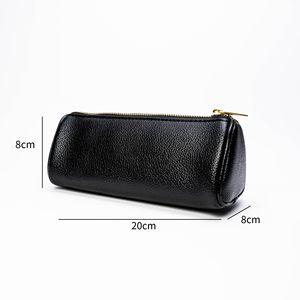 ISO BSCI Factory Bolsa de cosméticos de viaje de cuero PU grande Cierre de cremallera impermeable Estilo de moda Almacenamiento de maquillaje Logotipo personalizable - Product Image 2