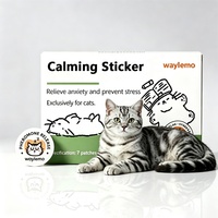 Patch apaisant Waylemo aux ingrédients naturels pour animaux de compagnie, avec perles d'huile essentielle de phéromone pour la relaxation émotionnelle et le soulagement du stress