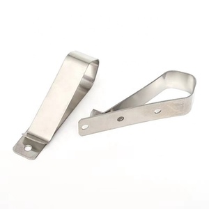 Composants métalliques de précision OEM sur mesure en acier inoxydable, pièces estampées et pliées, clip à ressort estampé - Product Image 1