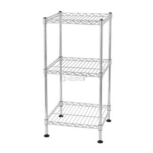 WELLAND multiuso 3 livelli Mini quadrato Spice filo scaffale cromo portariviste <span class=keywords><strong>per</strong></span> la casa - Product Image 3